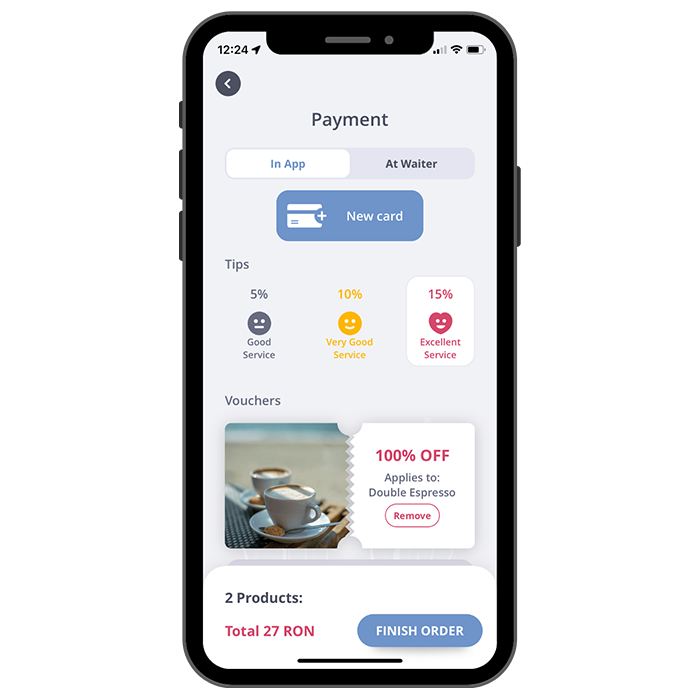 Payment feature in Zoniz app
